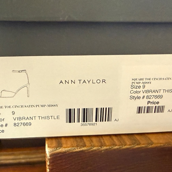 Size 9 - SHOES Ann Taylor - Vibrant Thistle - BRAND NEW IN BOX- never worn - Picture 5 of 5